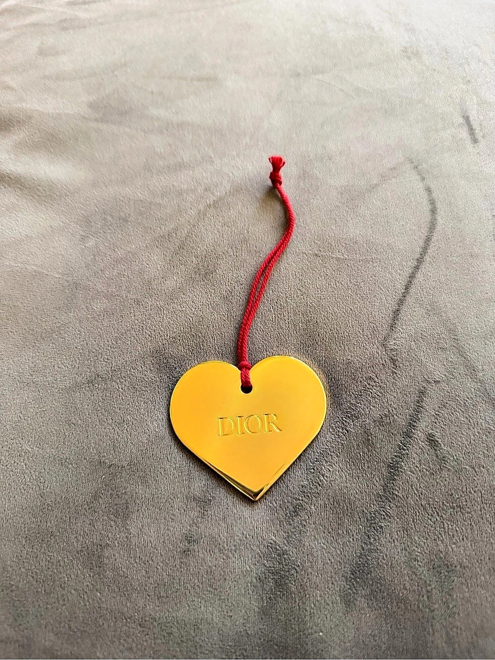 Dior Holiday Heart Charm in Gold Like New